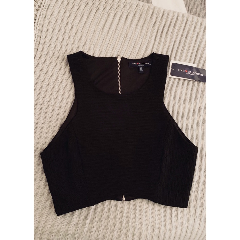 One Clothing Black Crop Top